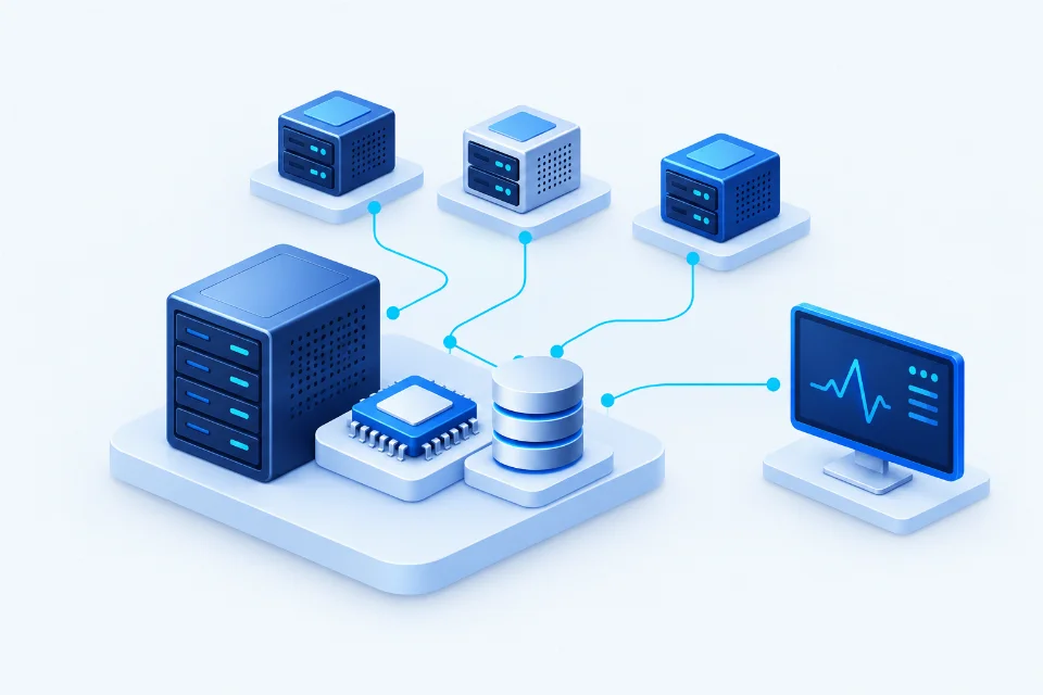 Isolated compute, storage and monitoring for business workloads.